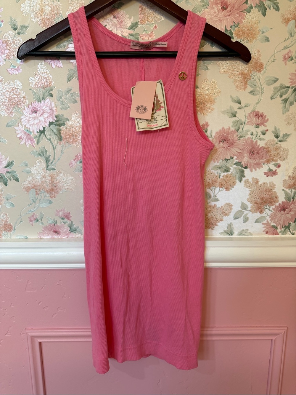 Juicy couture y2k pink Racerback Tank Top
